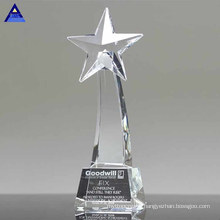 Metal Award Stress Ball Shaped Star Crystal Trophy